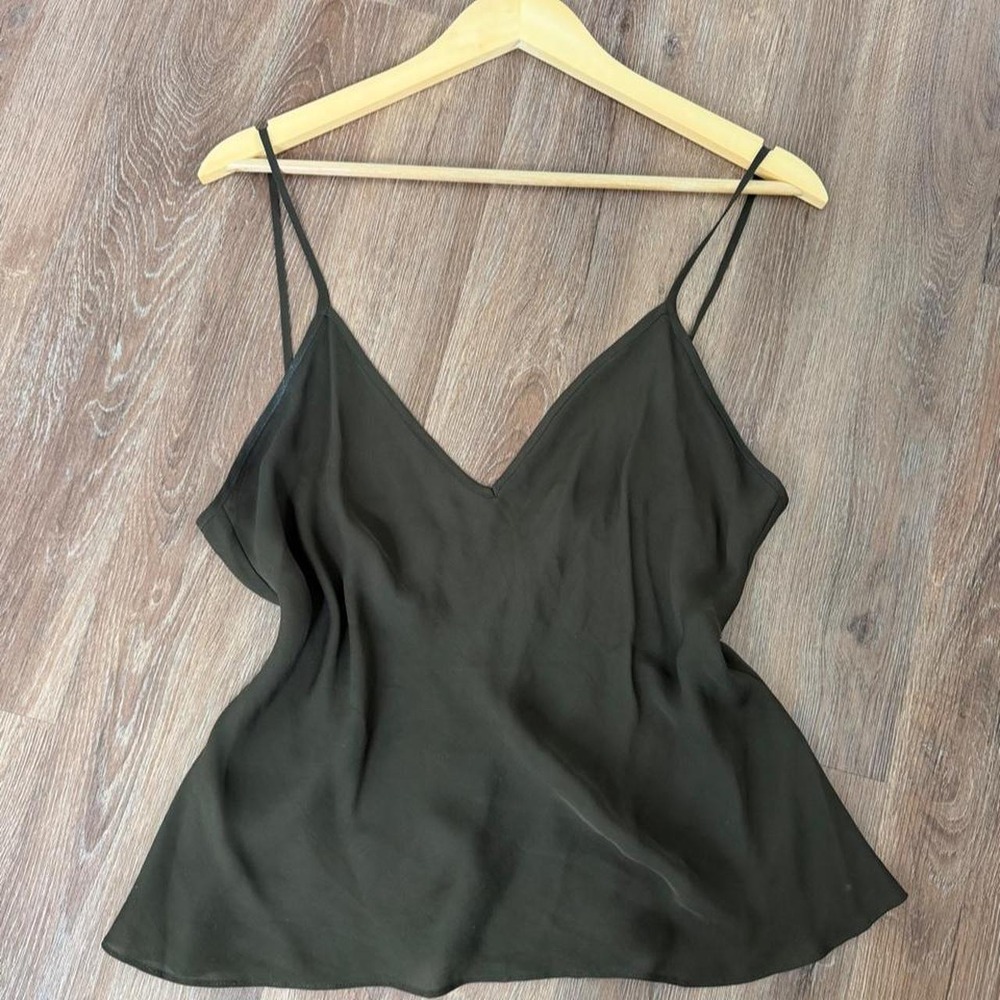 Ralph Lauren Women's Camisole Khaki Size 16 100% Silk